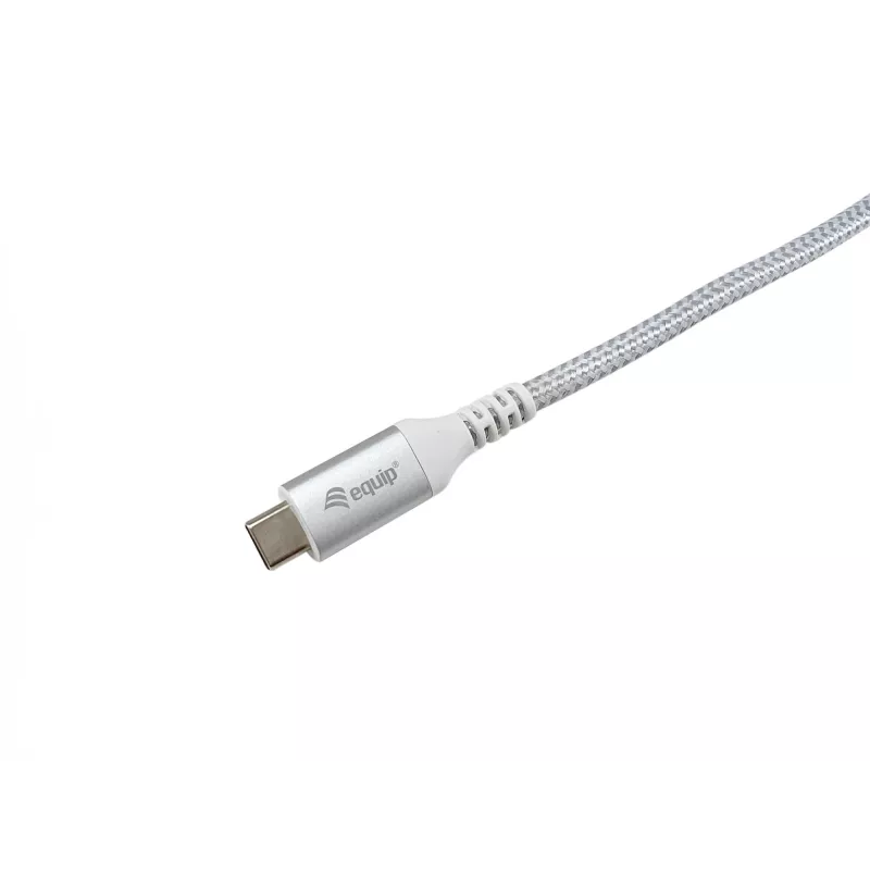 Cable alargador Equip USB 3.2 Gen 2 C a C, 1,0 m, M/H, 4K/60Hz, 10 Gbps, blanco