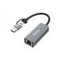 Adaptador de red Ethernet 2,5 Gigabit USB-C (USB-C+A) Equip