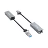 Adaptador de red Ethernet 2,5 Gigabit USB-C (USB-C+A) Equip