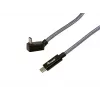 Cable Equip USB 3.2 Gen 2x2 C a C con conector en U, 2,0 m, negro, M/M, PD240W, 4K/60Hz, 20 Gbps