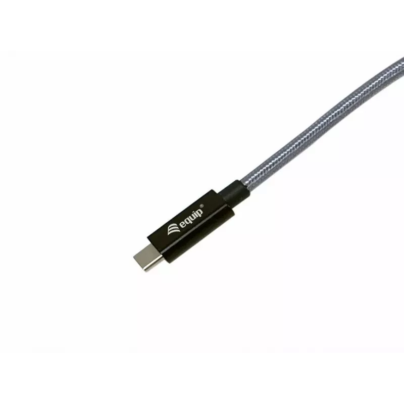 Cable Equip USB 3.2 Gen 2x2 C a C con conector en U, 2,0 m, negro, M/M, PD240W, 4K/60Hz, 20 Gbps