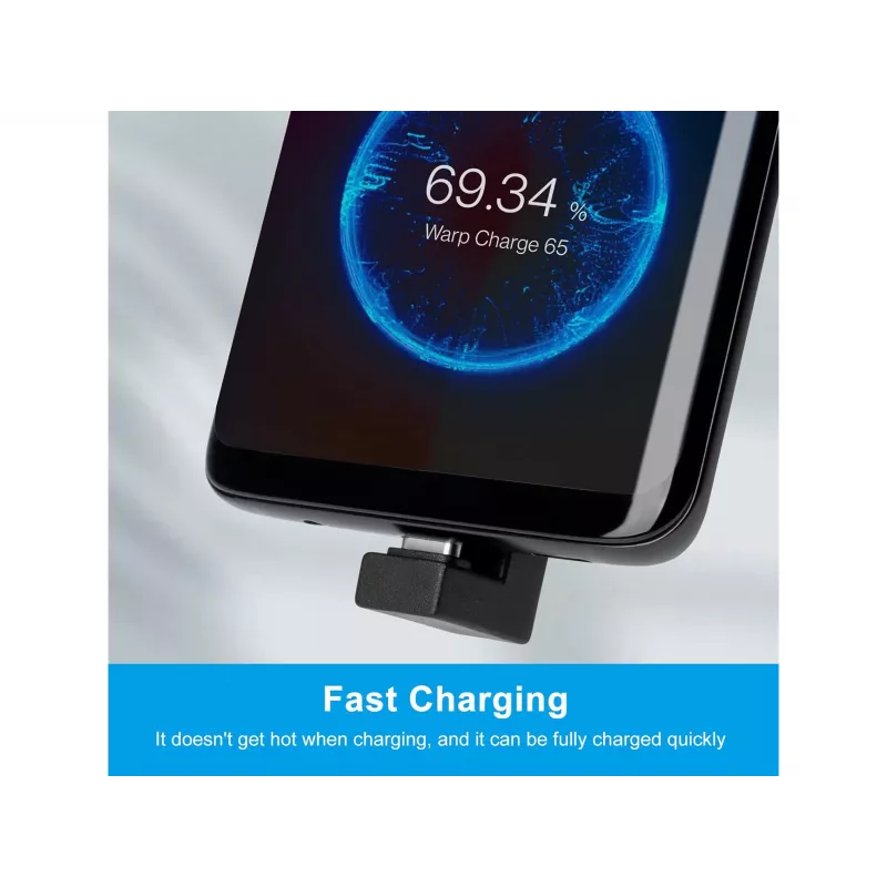 Adaptador USB-C en ángulo U Equip 133476 10Gbps PD 100W pack de 2