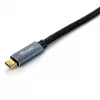 Cable USB-C a C EQUIP 3,0 m — USB 3.2 Gen 2 (10 Gbit/s), PD100W, 4K/60Hz, negro