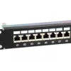 Panel de parcheo Cat.6A apantallado de 24 puertos Equip