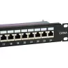 Panel de parcheo Cat.6A apantallado de 24 puertos Equip
