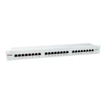 Equip Patch Panel 24 puertos Cat.6 apantallado, gris claro