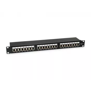 Equip Patch Panel 24 puertos Cat.6 apantallado, gris claro