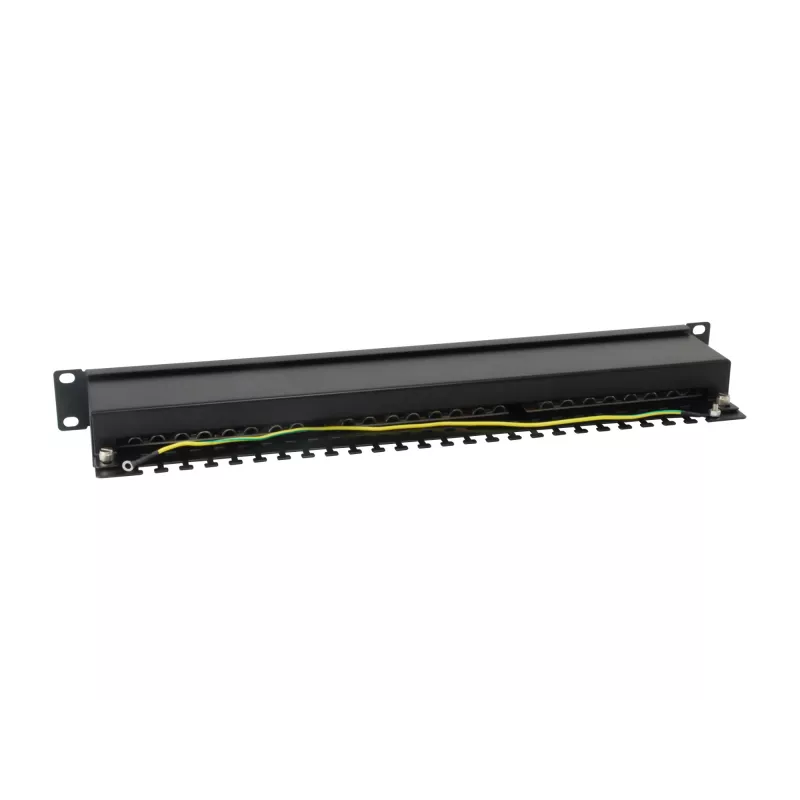 Equip Patch Panel 24 puertos Cat.6 apantallado, gris claro