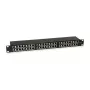 Equip Patch Panel 48 puertos Cat.6 apantallado, negro