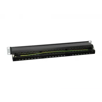 Equip Patch Panel 48 puertos Cat.6 apantallado, negro