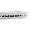 Equip Patch Panel 24 puertos Cat.6A apantallado, gris claro, 10/100/1000Base-T(X), Gigabit Ethernet, 1000 Mbit/s, RJ-45, Cat6a, montaje en rack