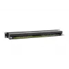 Equip Patch Panel 16 puertos Cat.6 apantallado, negro, 10/100/1000Base-T(X), Gigabit Ethernet, 1000 Mbit/s, RJ-45, Cat6, montaje en rack