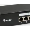 Equip Patch Panel 16 puertos Cat.6 apantallado, negro, 10/100/1000Base-T(X), Gigabit Ethernet, 1000 Mbit/s, RJ-45, Cat6, montaje en rack