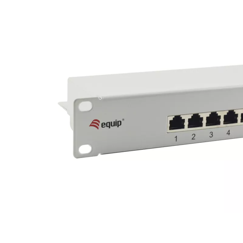 Equip Patch Panel 16 puertos Cat.6 apantallado, gris claro