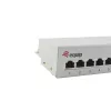 Equip Patch Panel de sobremesa 12 puertos Cat.6, gris claro, 10/100/1000Base-T(X), Gigabit Ethernet, 1000 Mbit/s, RJ-45, Cat6, 1U