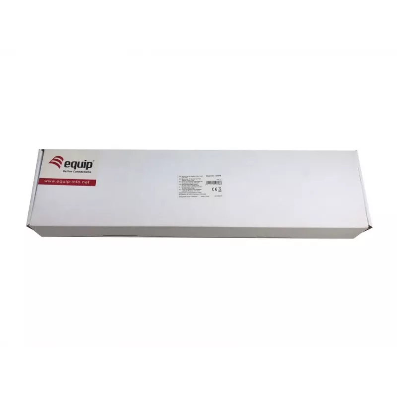 Equip 327316 Premium Patch Panel 16 puertos Cat.5e apantallado, gris claro