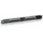 Equip Patch Panel 16 puertos Cat.5e no apantallado, negro