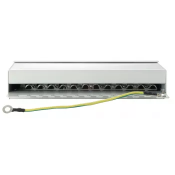 Equip Patch Panel de sobremesa 12 puertos Cat.6, gris claro