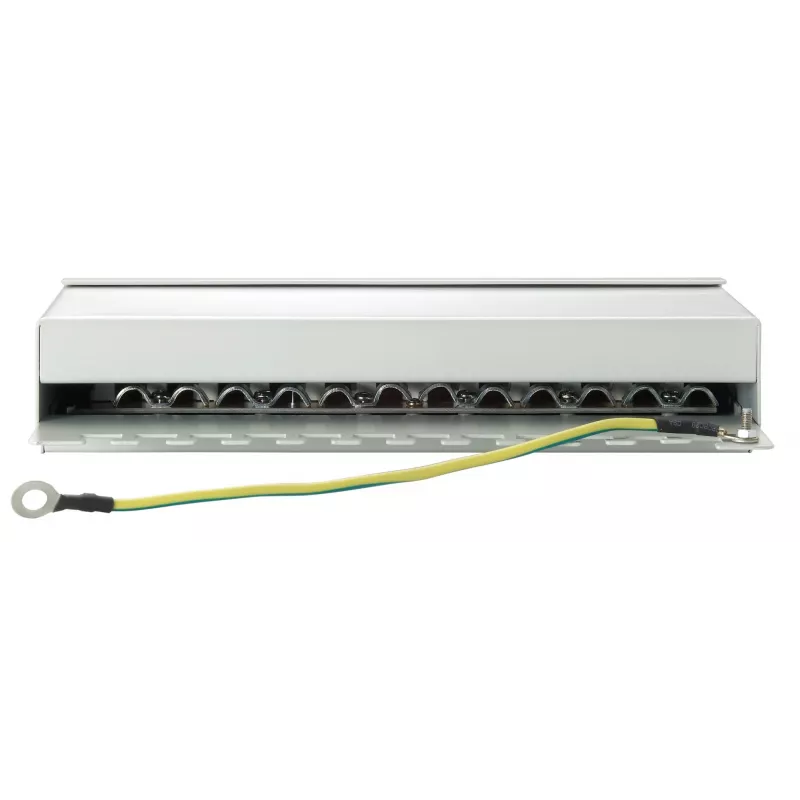 Equip Patch Panel de sobremesa 12 puertos Cat.6, gris claro
