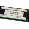 Equip Patch Panel 24 puertos Cat.5e no apantallado, negro, Cat5e, montaje en rack, 1U, negro, RoHS, CE