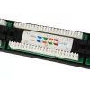 Equip Patch Panel 24 puertos Cat.5e no apantallado, negro, Cat5e, montaje en rack, 1U, negro, RoHS, CE