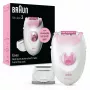 Depiladora Braun Silk-épil 3 3-031 20 pinzas rosa blanco