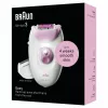 Depiladora Braun Silk-épil 3 3-031 20 pinzas rosa blanco