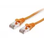 Cable patch Equip Cat.6A S/FTP RJ-45 0,25 m naranja