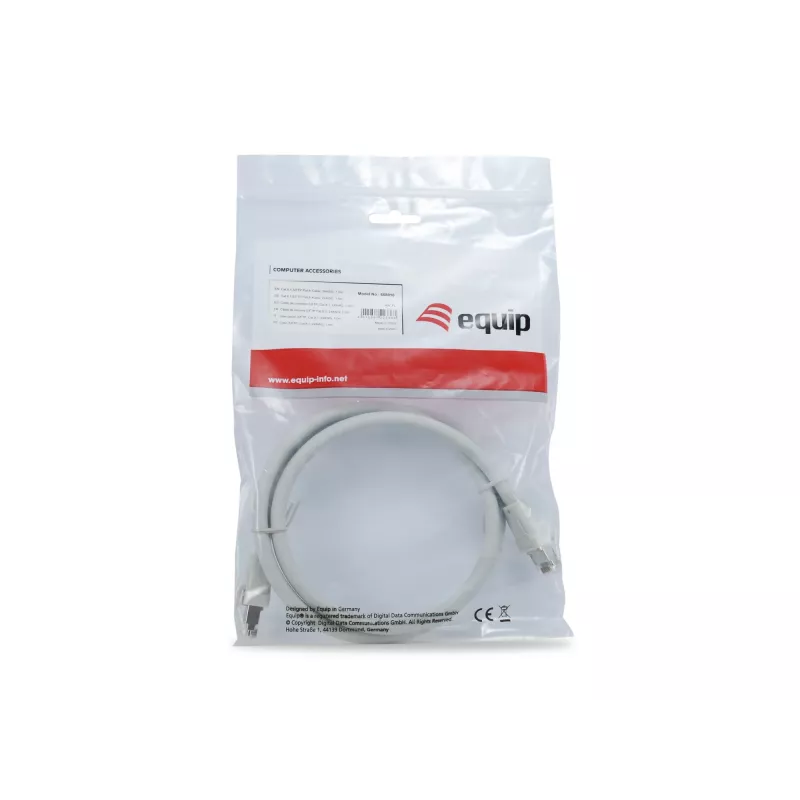 Cable de red Equip Cat 8.1 S/FTP (PIMF), LSOH, 0,5 m, gris