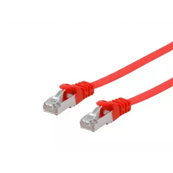 Cable de red Equip Cat.6A U/FTP plano RJ-45 1,0 m rojo