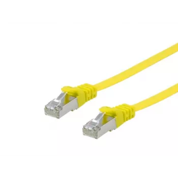 Cable de red Equip Cat.6A U/FTP plano RJ-45 1,0 m amarillo