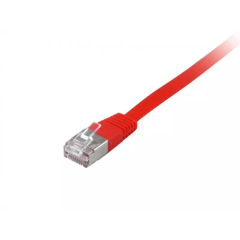 Cable de red Equip Cat.6A U/FTP plano RJ-45 5 m rojo