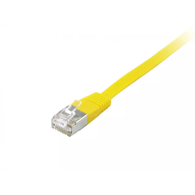 Cable de red Equip Cat.6A U/FTP plano, 10,0 m, amarillo