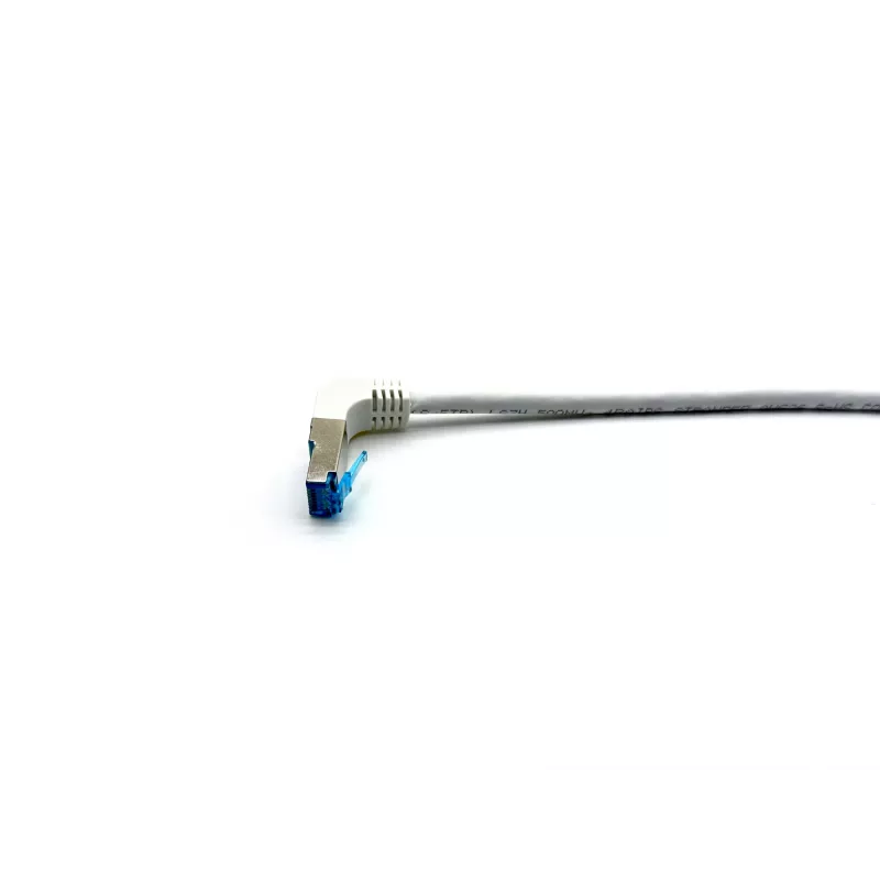 Cable de red Equip Cat.6A S/FTP latiguillo en ángulo a recto RJ-45 1,0 m blanco