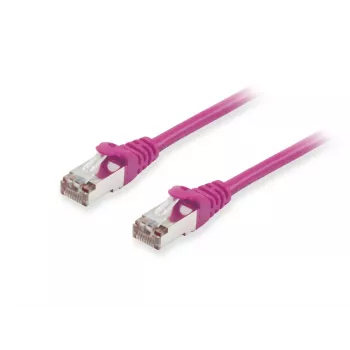 Latiguillo Equip Cat.6A S/FTP, violeta, 30 m, 30 m, Cat6a, S/FTP (S-STP), RJ-45, RJ-45, violeta