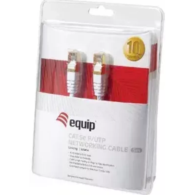 Cable de red Equip Cat5e F/UTP RJ-45 10 m blanco