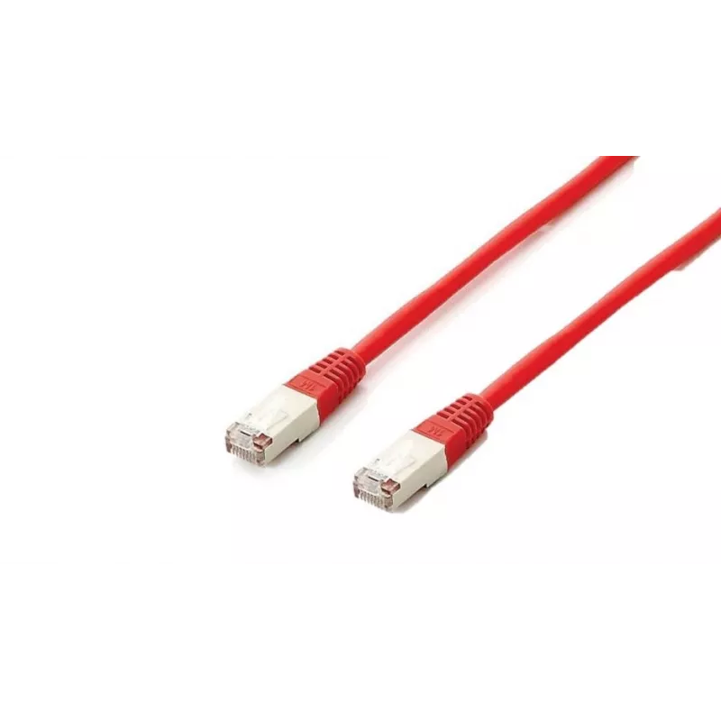 Cable de red Equip Cat.6A Platinum S/FTP, 0,5 m, rojo