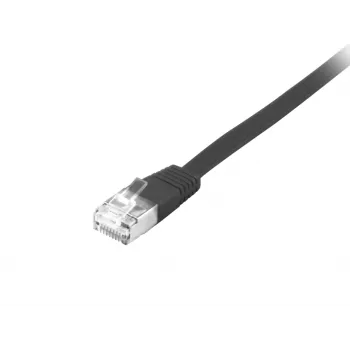 Cable de red Equip Cat.6A U/FTP plano RJ-45 3,0 m negro