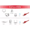 Cable de red Equip Cat.6A U/UTP RJ-45 1,5 m rojo