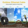 Cable de red EQUIP Cat.6A S/FTP para exterior 0,25 m, RJ-45 — negro