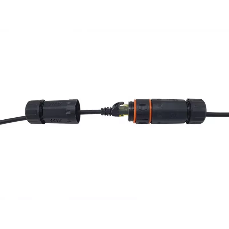 Cable de red para exterior EQUIP Cat.6A S/FTP, 40 m, RJ-45–RJ-45, negro