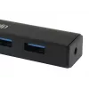 Concentrador de interfaces Equip 128953 USB 3.2 Gen 1 (3.1 Gen 1) Type-A 5000 Mbit/s negro