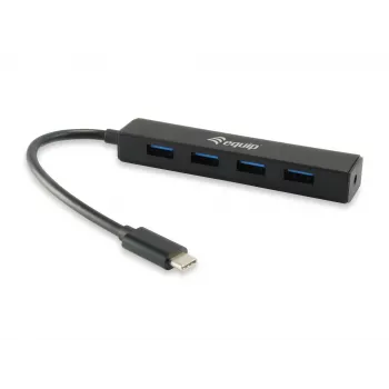 Concentrador de interfaces Equip 128954 USB 3.2 Gen 1 (3.1 Gen 1) Type-C 5000 Mbit/s negro