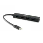 Concentrador de interfaces Equip 128954 USB 3.2 Gen 1 (3.1 Gen 1) Type-C 5000 Mbit/s negro