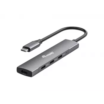 Concentrador USB-C Equip 4 puertos USB 3.2 Gen 1