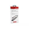 Equip 128963 hub USB-C de 4 puertos USB 3.2 Gen 1 (3.1 Gen 1), 4x USB-C, 5 Gbit/s, aluminio, sin adaptador de corriente, negro/plateado