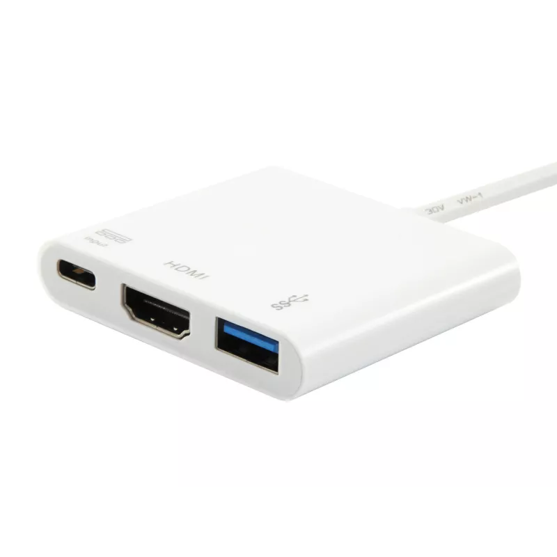 Adaptador USB Type-C a HDMI hembra/USB A hembra/PD Equip 133461