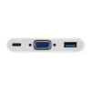 Adaptador USB Type-C a VGA hembra/USB A hembra/PD Equip 133462