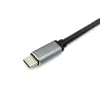 Adaptador dual HDMI 4 en 1 USB-C Equip, USB 3.2 Gen 1 (3.1 Gen 1) Type-C, plateado, 4K Ultra HD, 30 Hz, HDMI, aluminio
