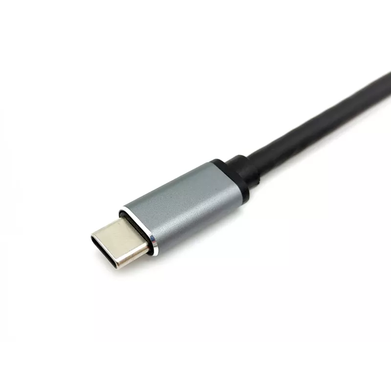 Adaptador dual HDMI 4 en 1 USB-C Equip, USB 3.2 Gen 1 (3.1 Gen 1) Type-C, plateado, 4K Ultra HD, 30 Hz, HDMI, aluminio